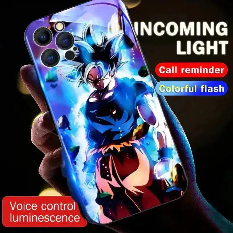 Glowing Goku Voice Controlled Smart LED Cover (For iPhone)