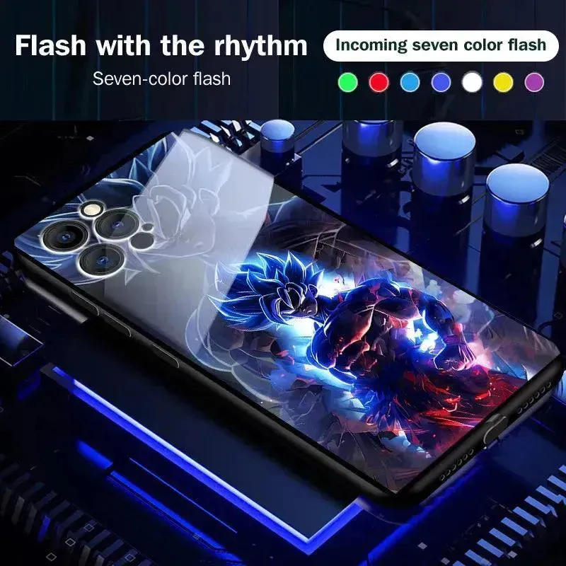 Glowing Goku Voice Controlled Smart LED Cover (For iPhone)