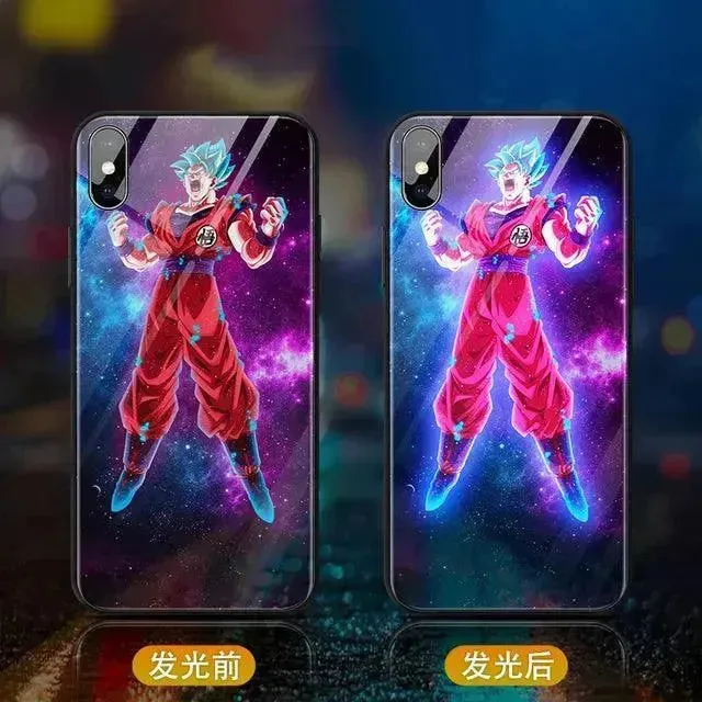 Glowing Goku Voice Controlled Smart LED Cover (For iPhone)