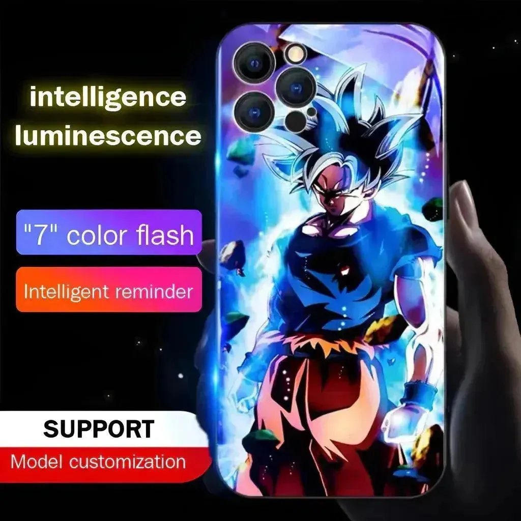 Glowing Goku Voice Controlled Smart LED Cover (For iPhone)