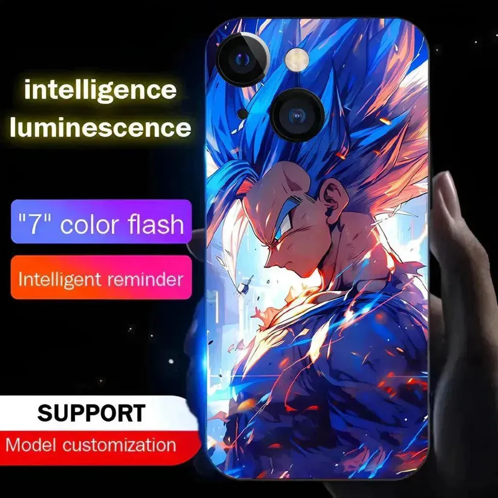 Glowing Goku Voice Controlled Smart LED Cover (For iPhone)