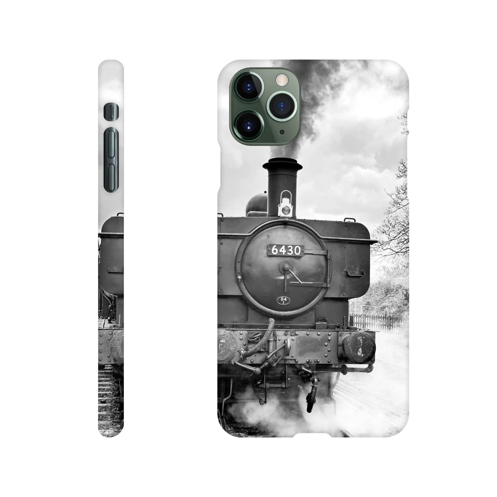 Gwilli Express Steam Train B&W Slim case Mobile Phone