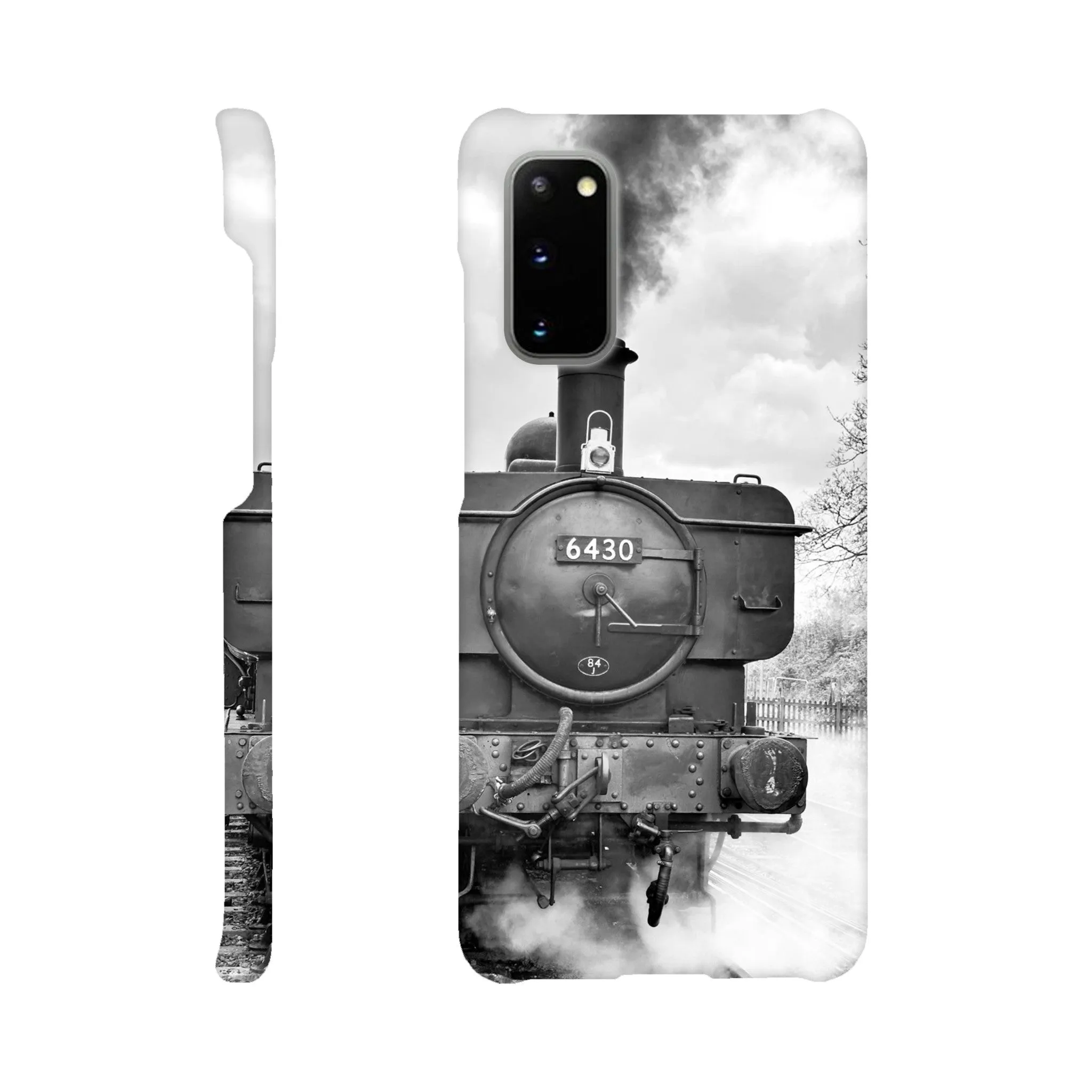 Gwilli Express Steam Train B&W Slim case Mobile Phone