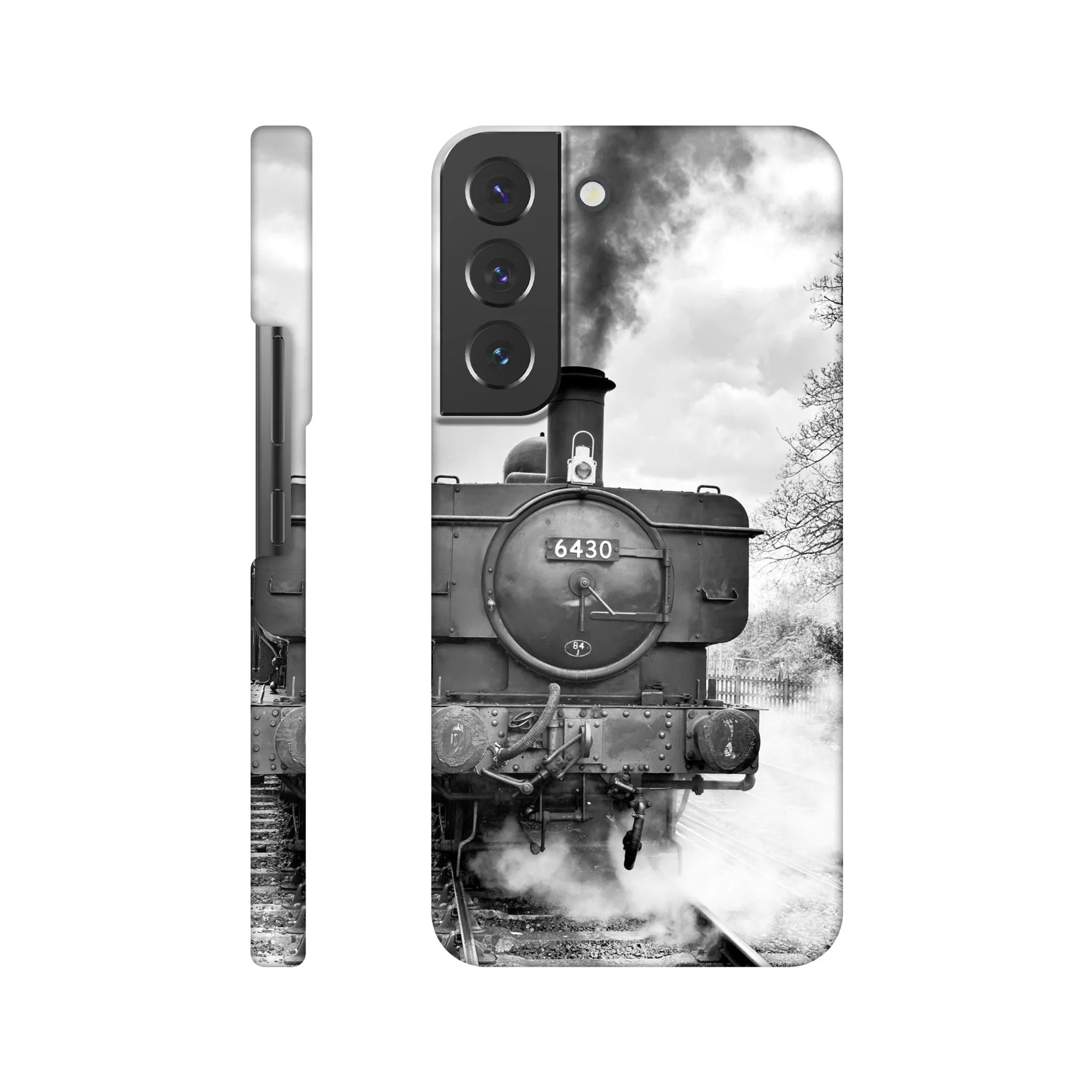 Gwilli Express Steam Train B&W Slim case Mobile Phone