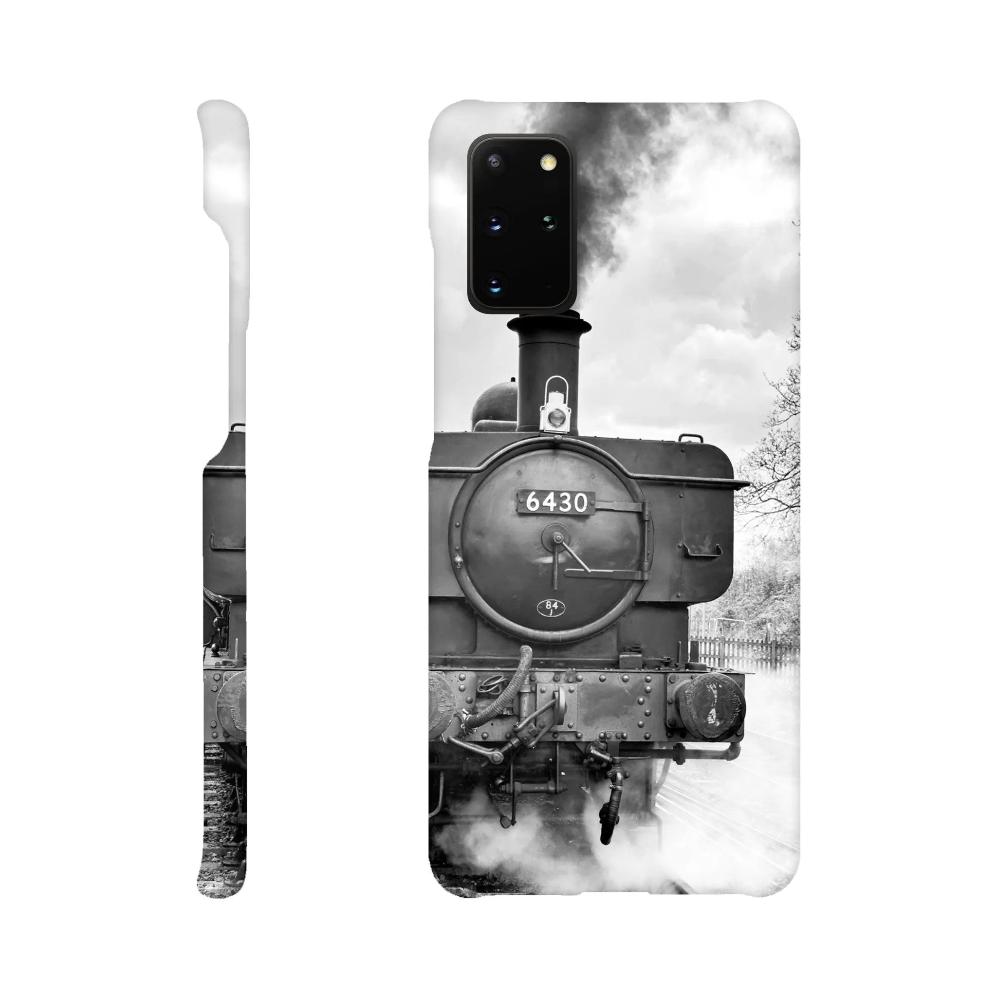 Gwilli Express Steam Train B&W Slim case Mobile Phone