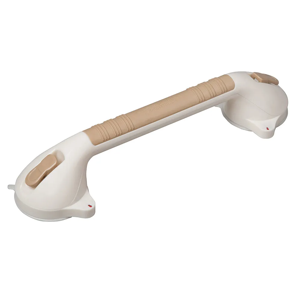 Healthsmart Chrome Suction Cup Grab Bar with Bactix