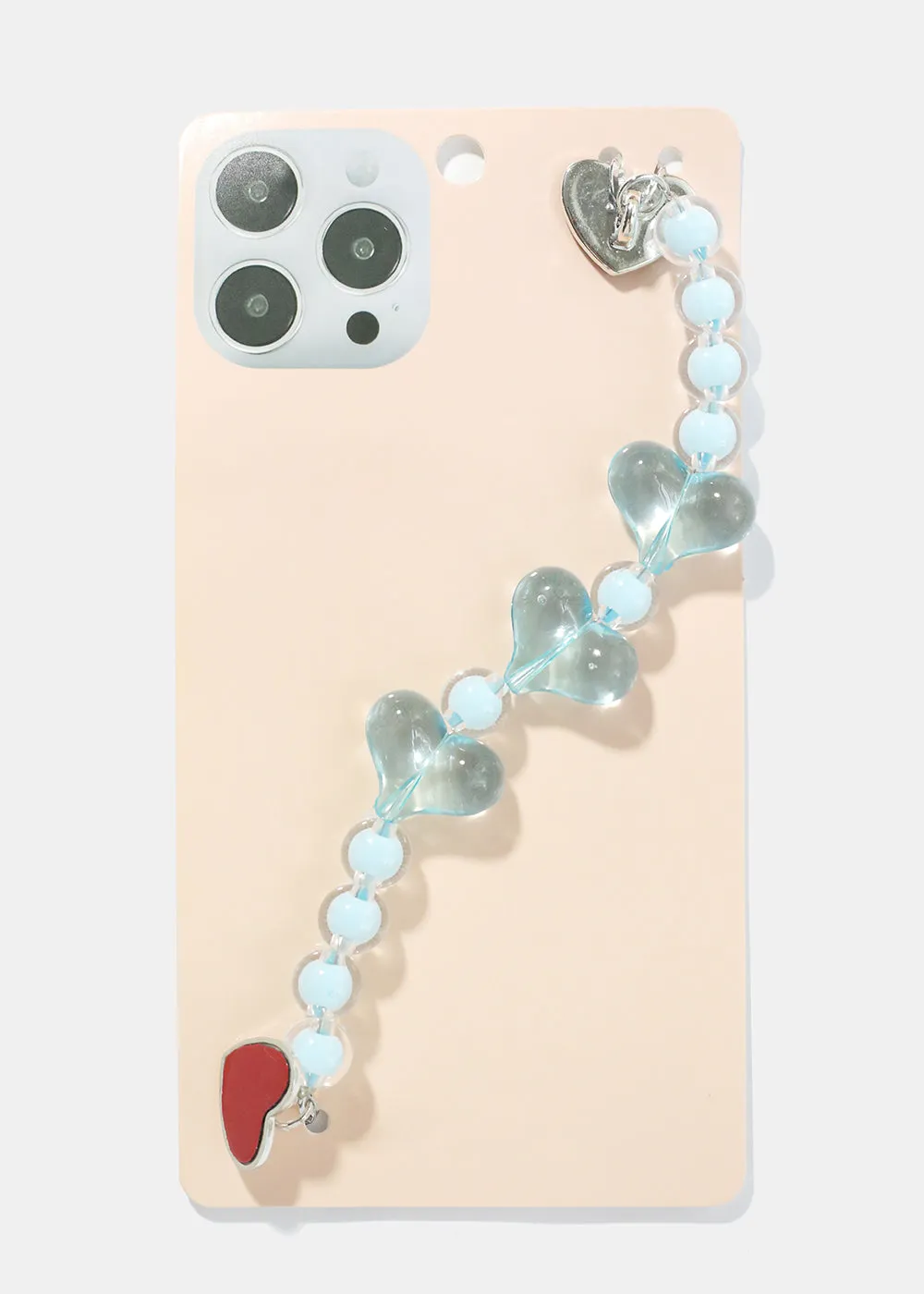 Heart Bead Phone Strap