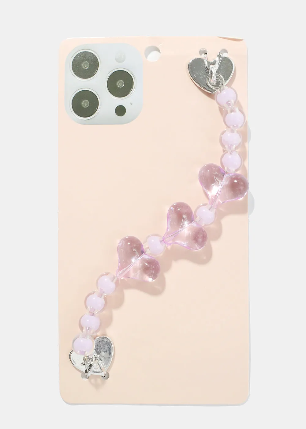 Heart Bead Phone Strap