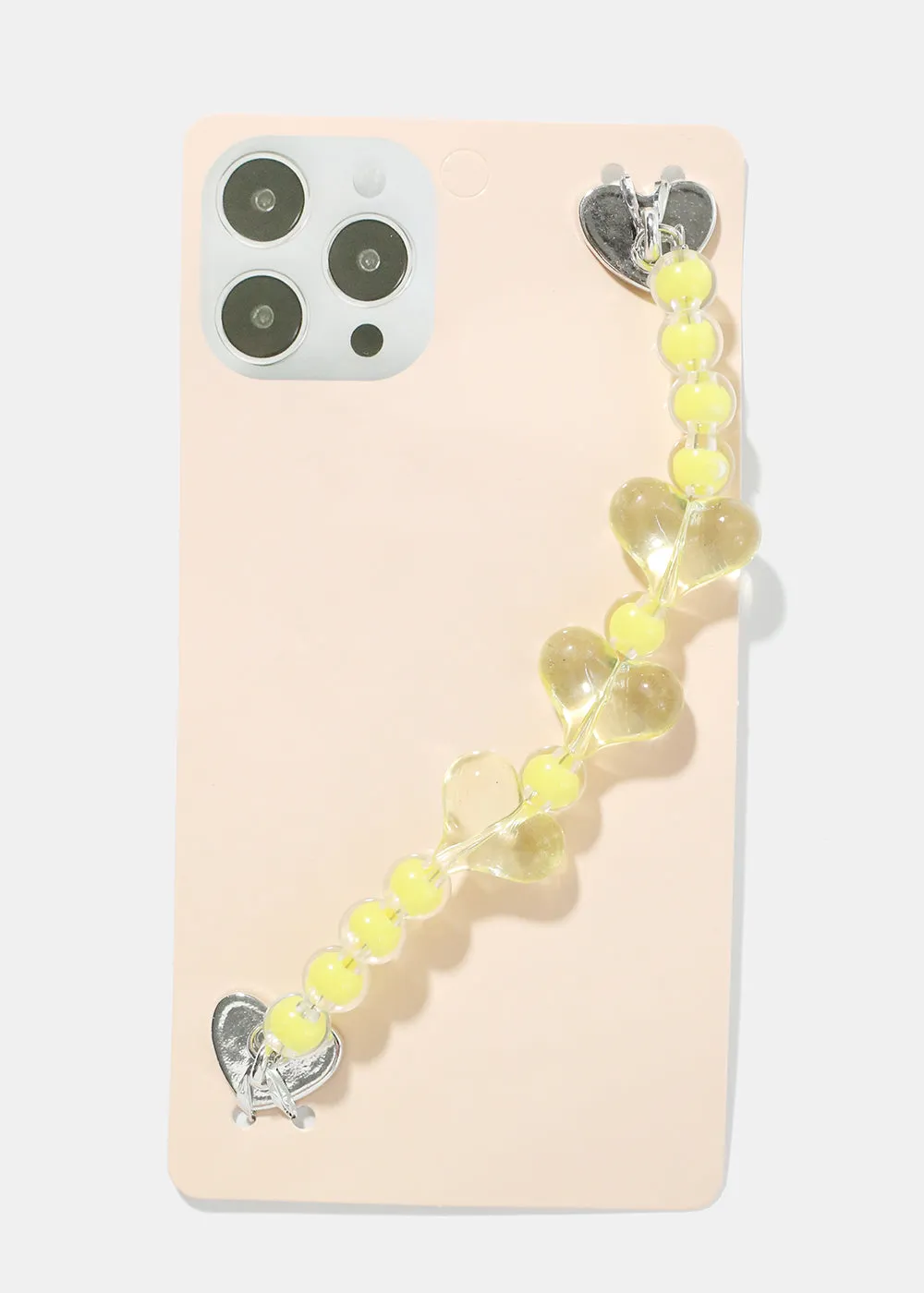 Heart Bead Phone Strap