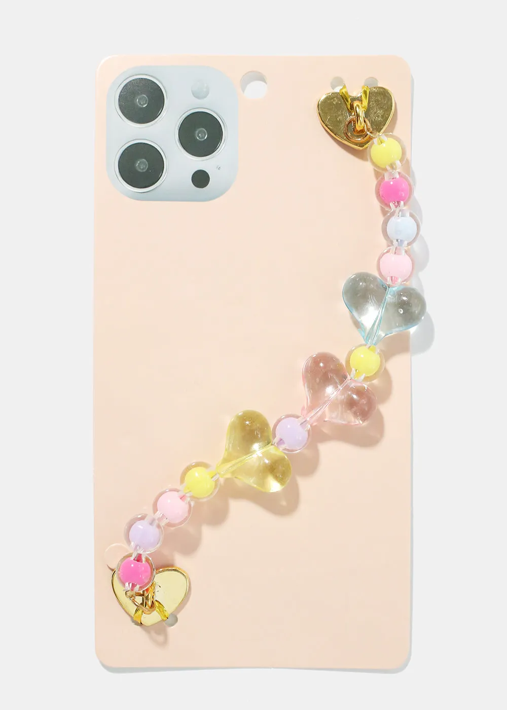 Heart Bead Phone Strap