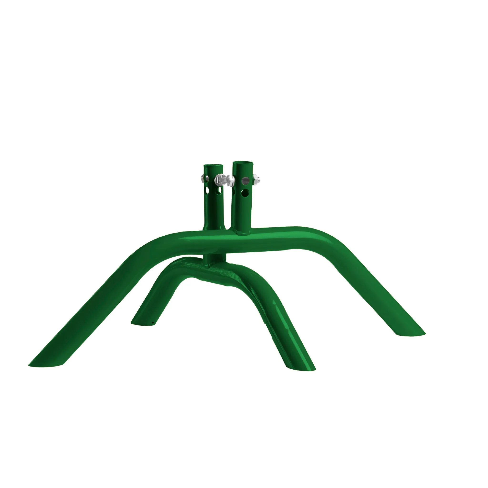 Heavy Duty Interlocking Steel Barricade, 8.5 Ft., Green - Angry Bull Barricades