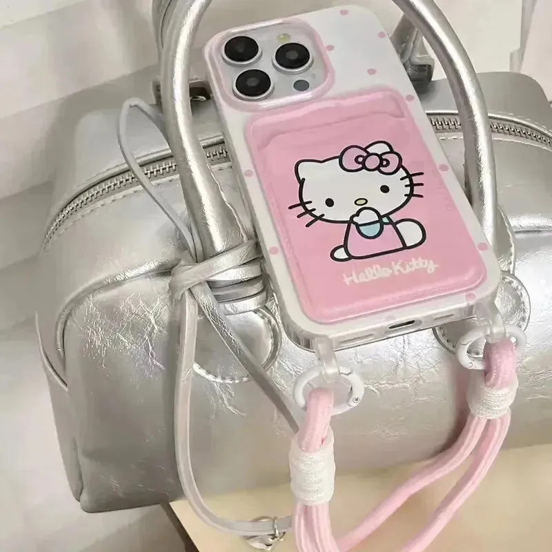 Hello Kitty Card Wallet Phone Case (For iPhones)