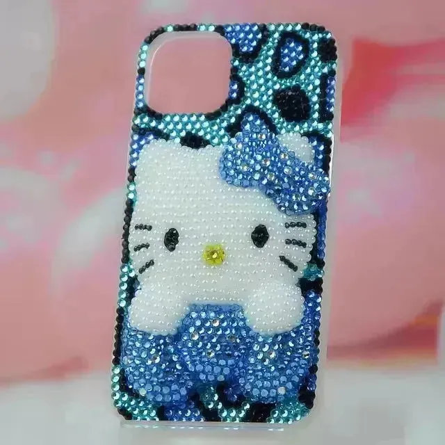 Hello Kitty Rhinestone Bling Phone Case (For iPhones)