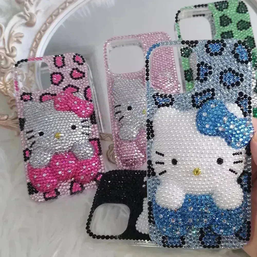 Hello Kitty Rhinestone Bling Phone Case (For iPhones)