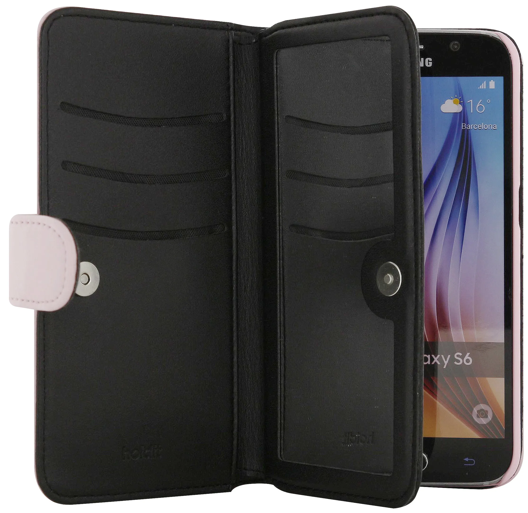 Holdit Wallet Case Mirror for Galaxy S6 - Pastel Series (6 Card Pockets)