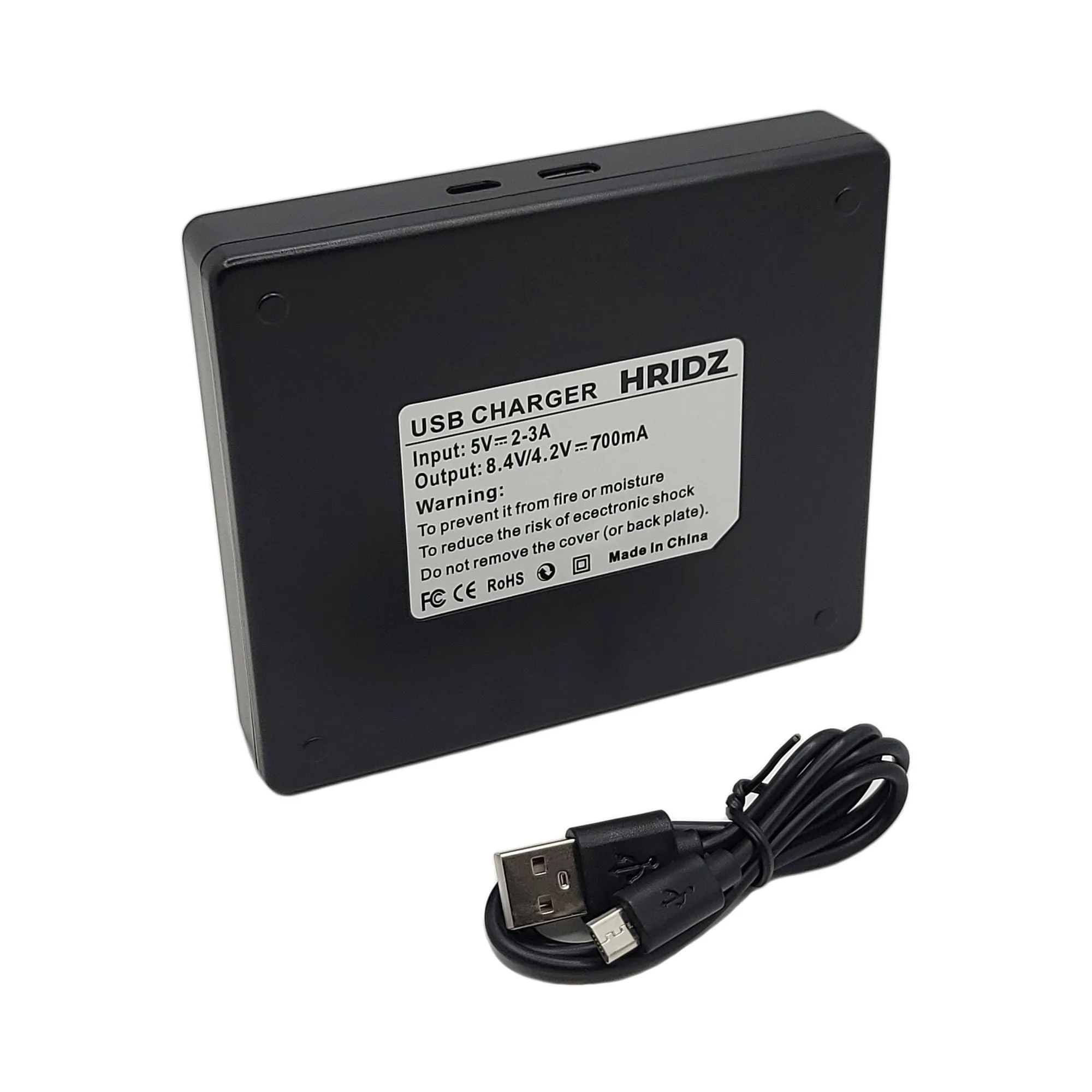 Hridz BG1 Dual Battery Charger For NP-BG1 FG1 Cyber-shot DSC-H90 HX5 HX5V HX7 HX7V HX9