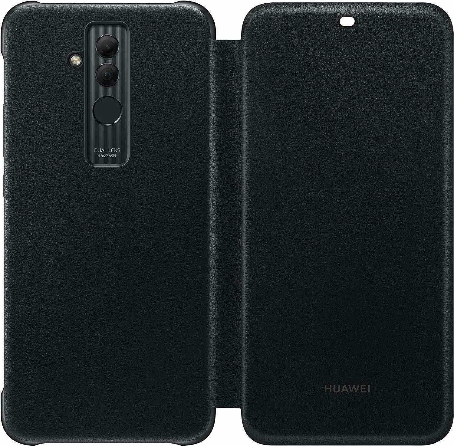 Huawei Flip Folio Wallet Cover Case for Mate 20 Lite�Black 51992567