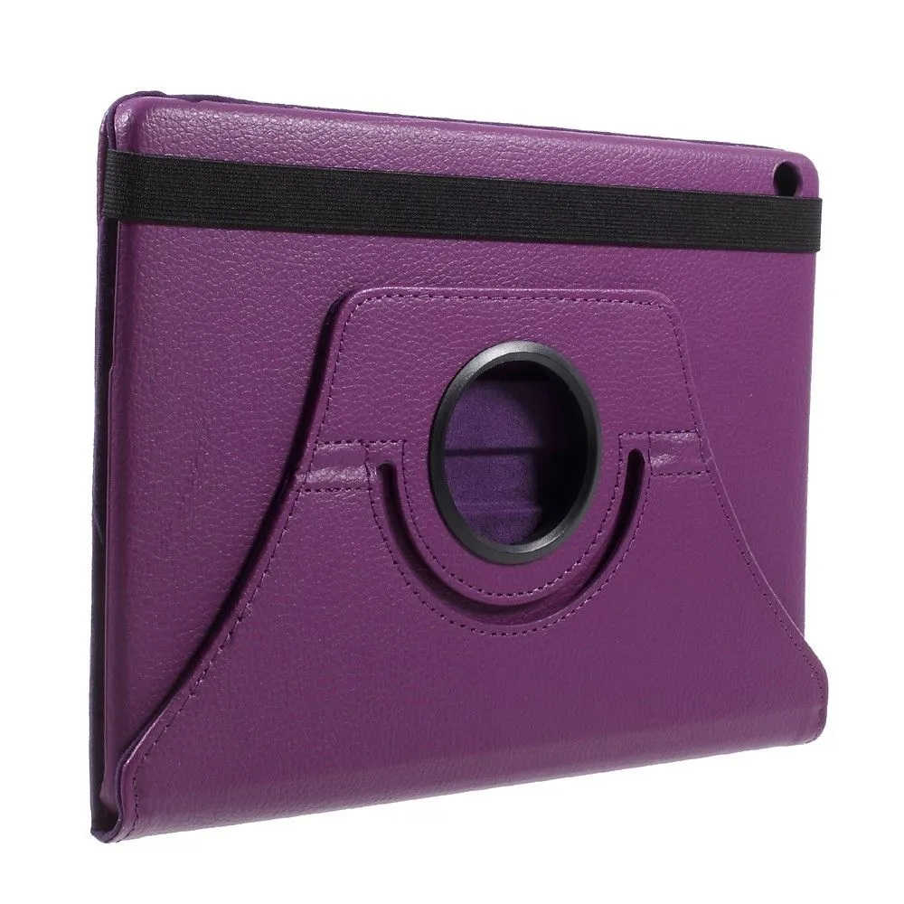 Huawei MediaPad M3 Lite 10.1 lychee texture PU leather flip case - Purple