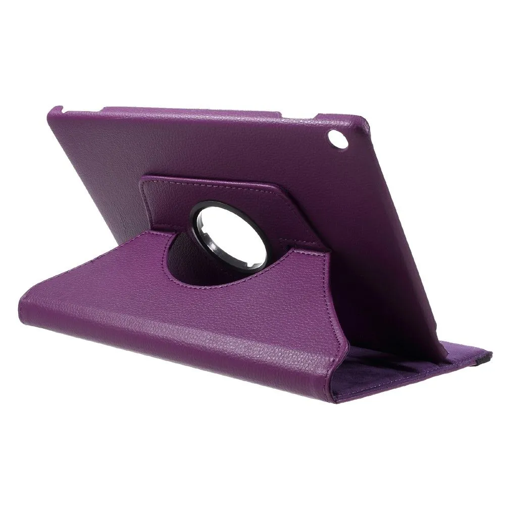 Huawei MediaPad M3 Lite 10.1 lychee texture PU leather flip case - Purple