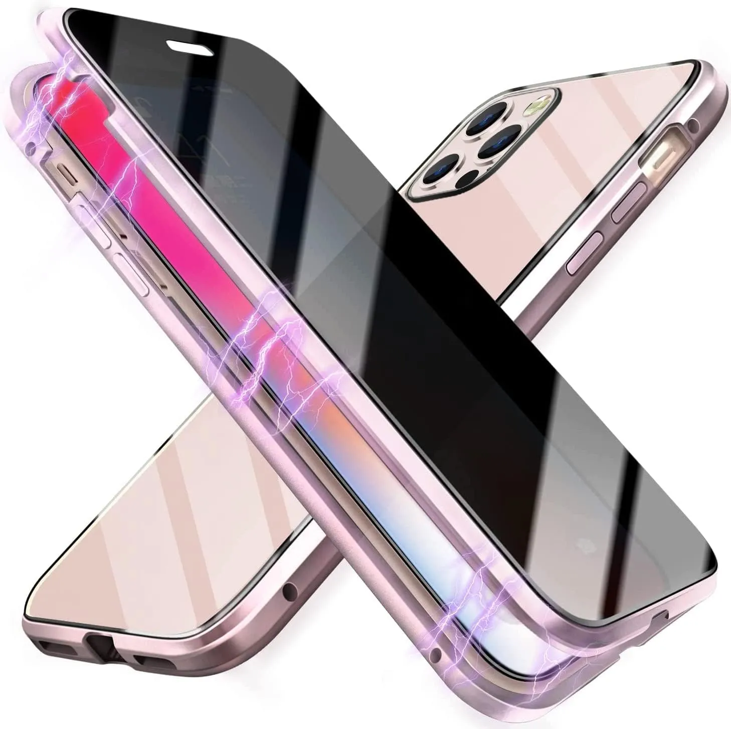 i Phone 16 Pro Max Anti-Peep Double Sided Case