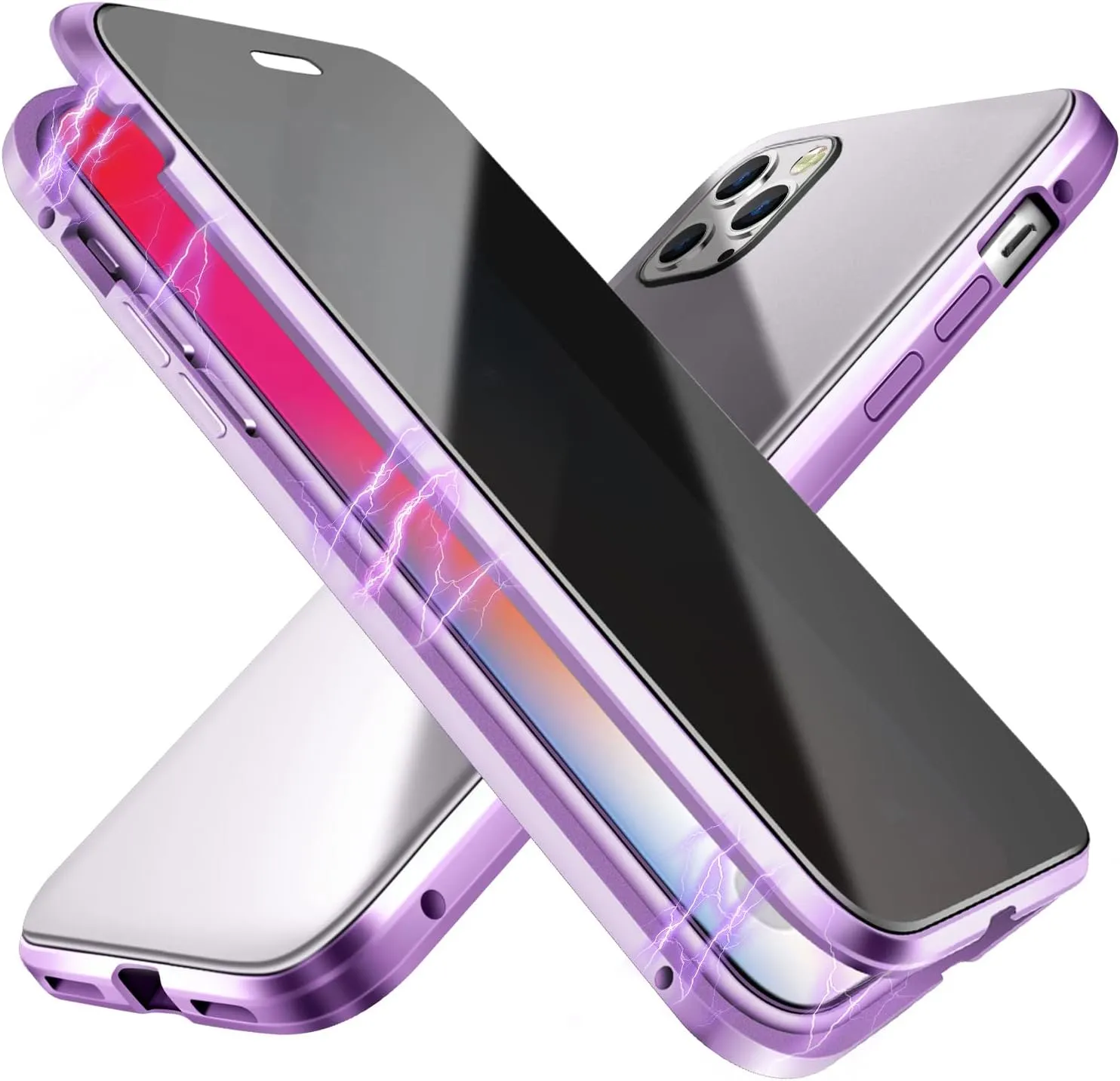 i Phone 16 Pro Max Anti-Peep Double Sided Case