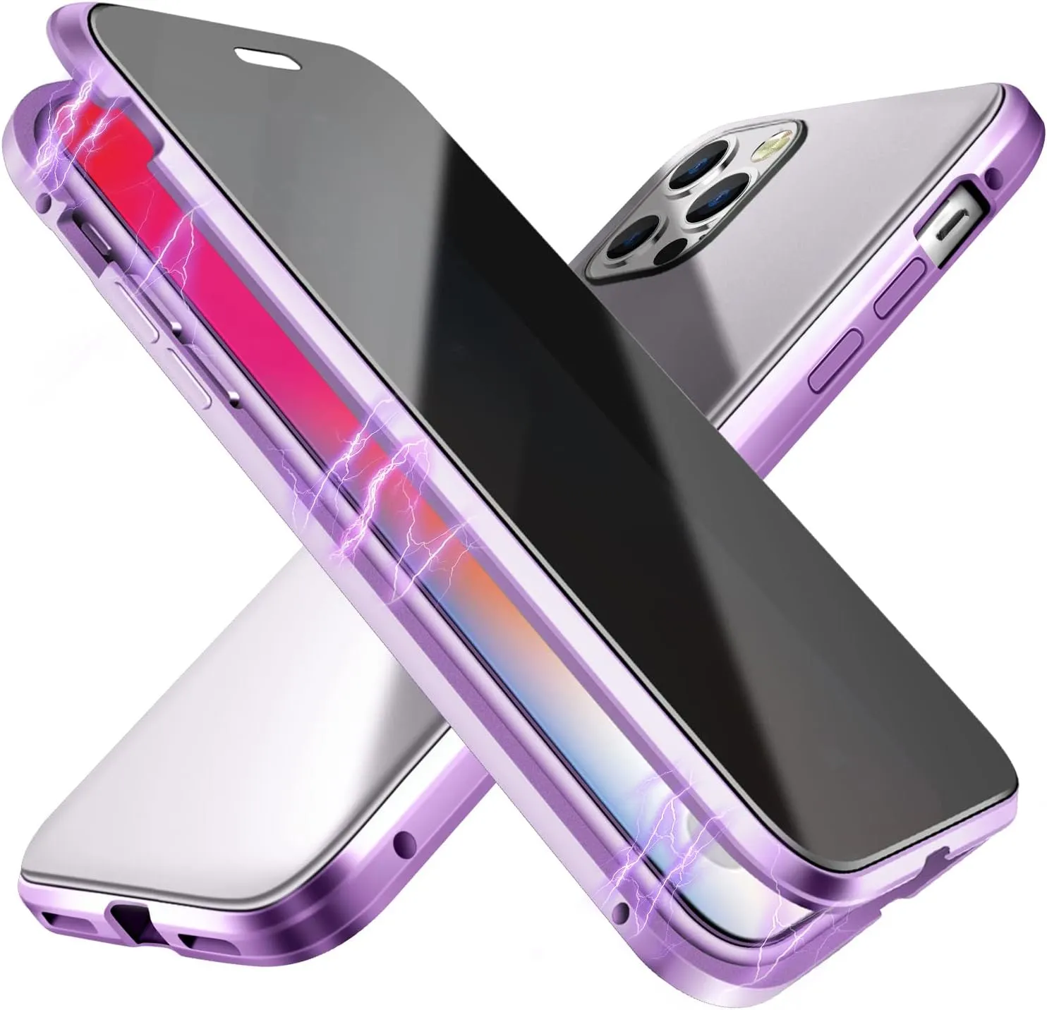 i Phone 16 Pro Max Anti-Peep Double Sided Case