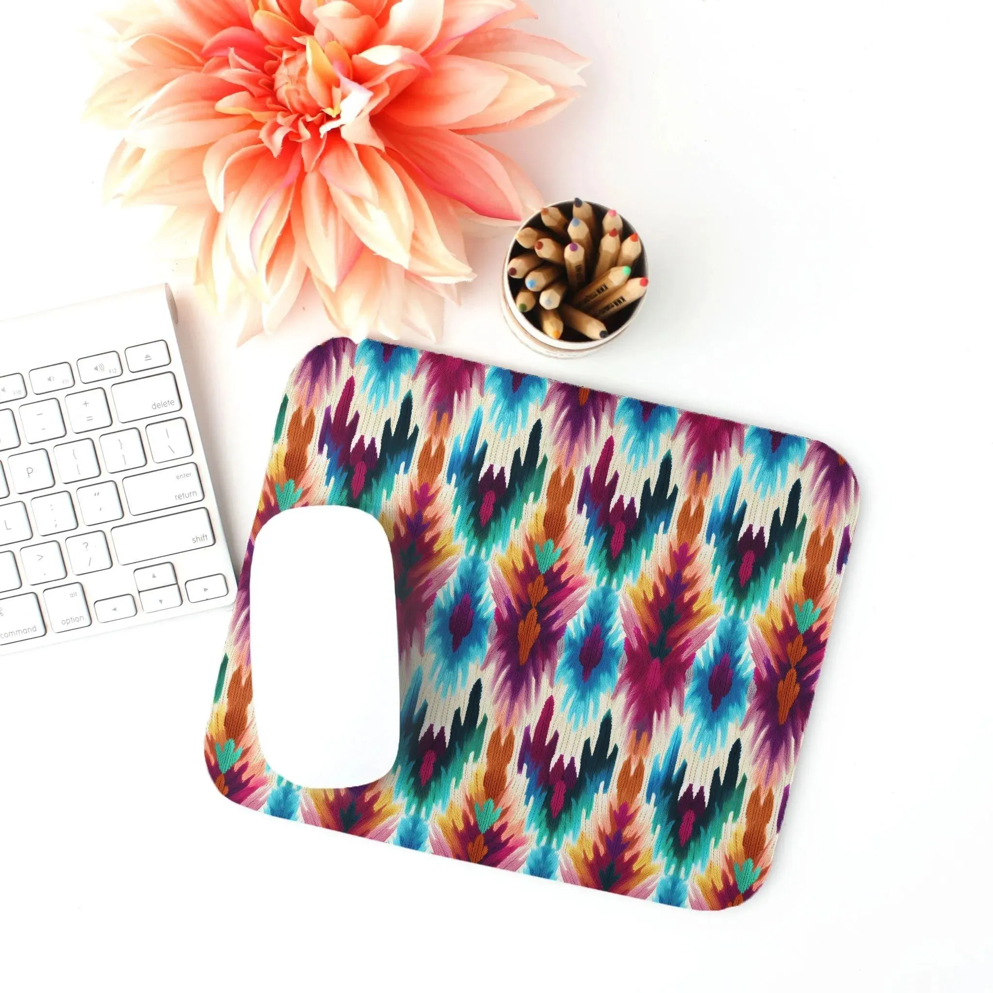 Indonesian Ikat Mouse Pad