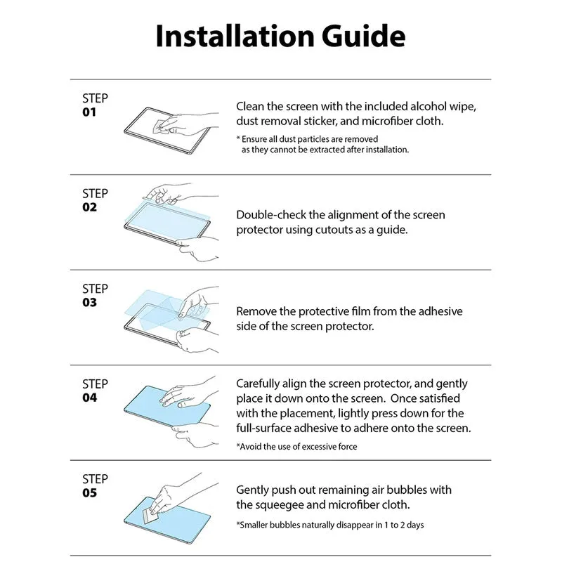 iPad 10.2" (9th / 8th / 7th Generation) Screen Protector Tempered Glass