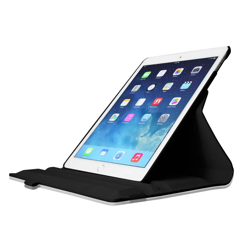 iPad Air Case 360 Degree Rotating Stand Smart Case Protective Cover With Auto Wake Up/Sleep Feature For Apple iPad Air