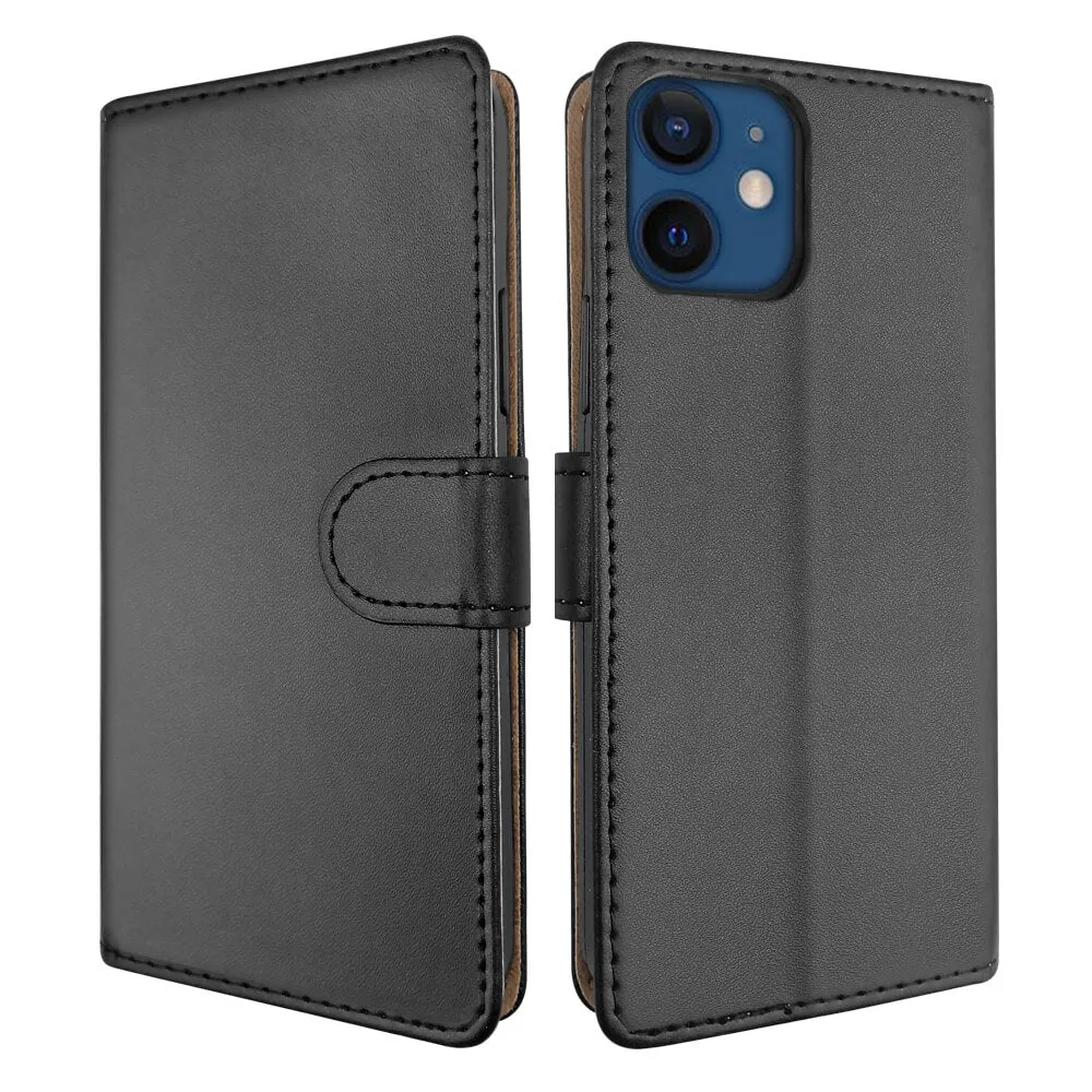 iPhone 11 Black Wallet Case Cover With Card Insert