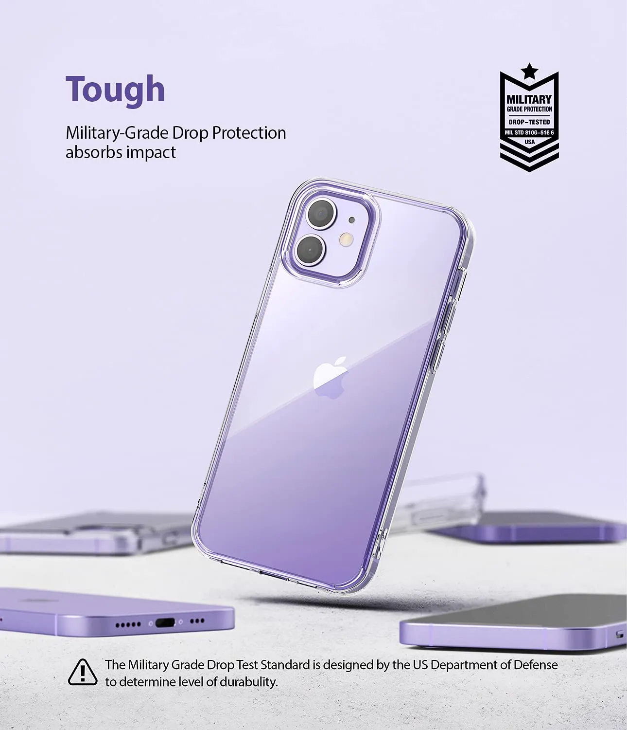 iPhone 12 / 12 Pro Back Cover Case | Fusion - Clear