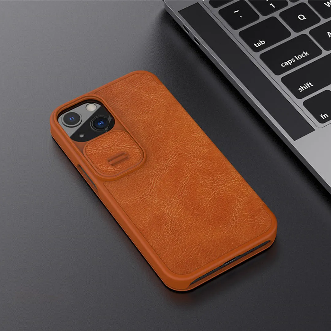 iPhone 13 Pro Camera Protection Leather Flip Case