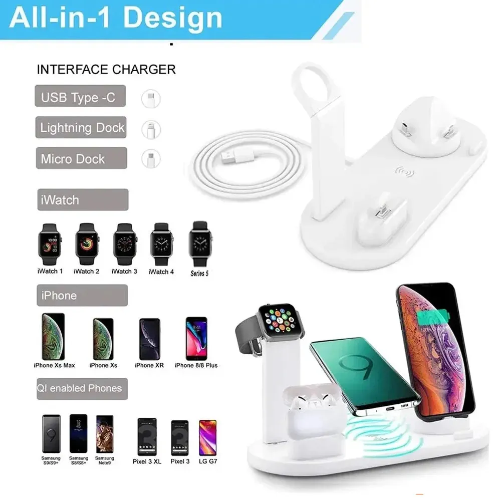 Iphone 13 wireless charging|60W 4 In 1 Wireless Charger Stand For iPhone 15 14 13 12 X Samsung Galaxy S22 S21 Apple Watch Airpods Fast Charging Dock Station