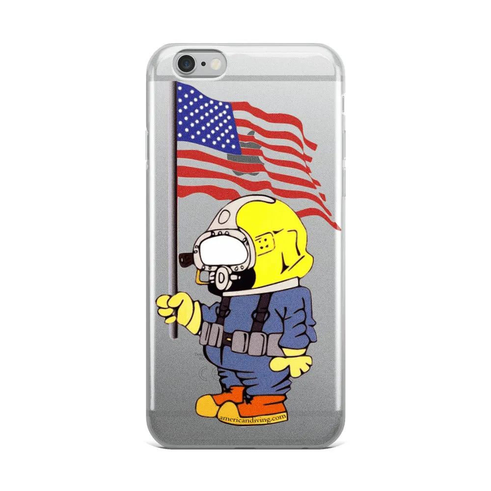 iPhone 6/7/8/X Phone Case w/ Patriot Diver