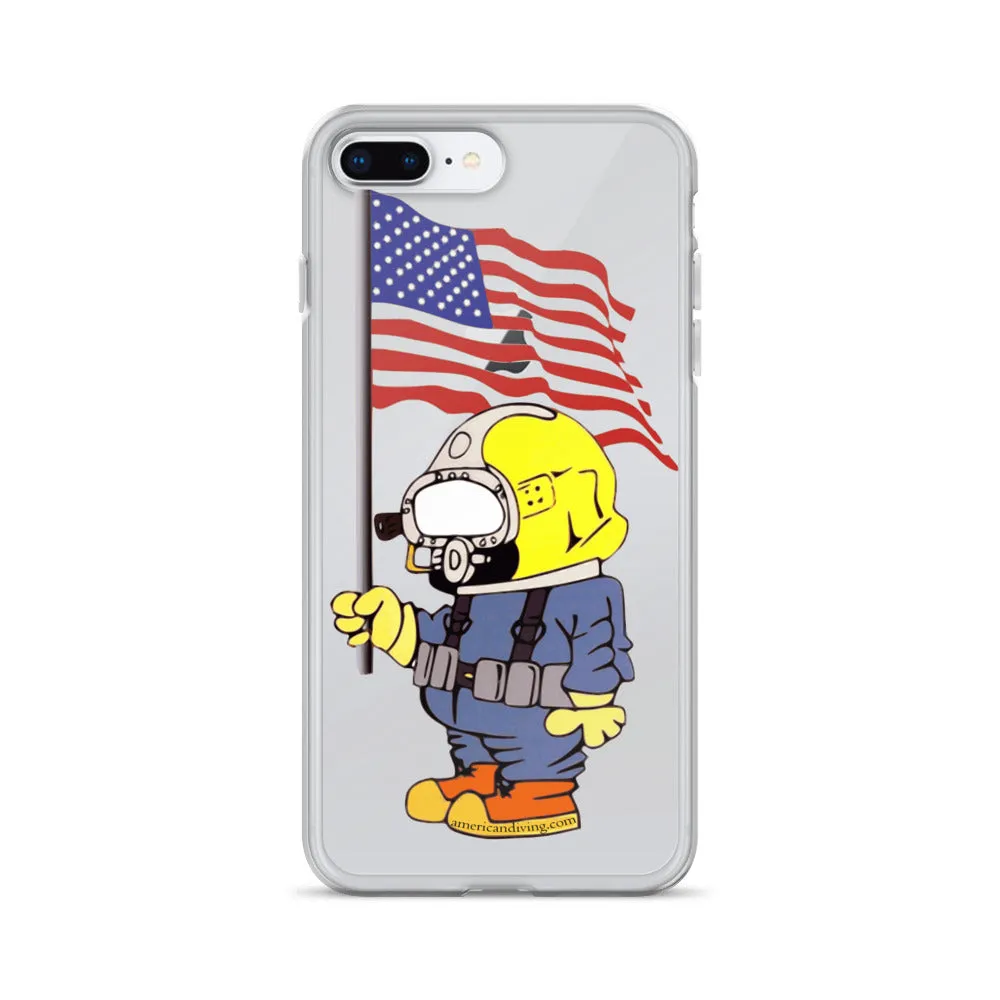 iPhone 6/7/8/X Phone Case w/ Patriot Diver