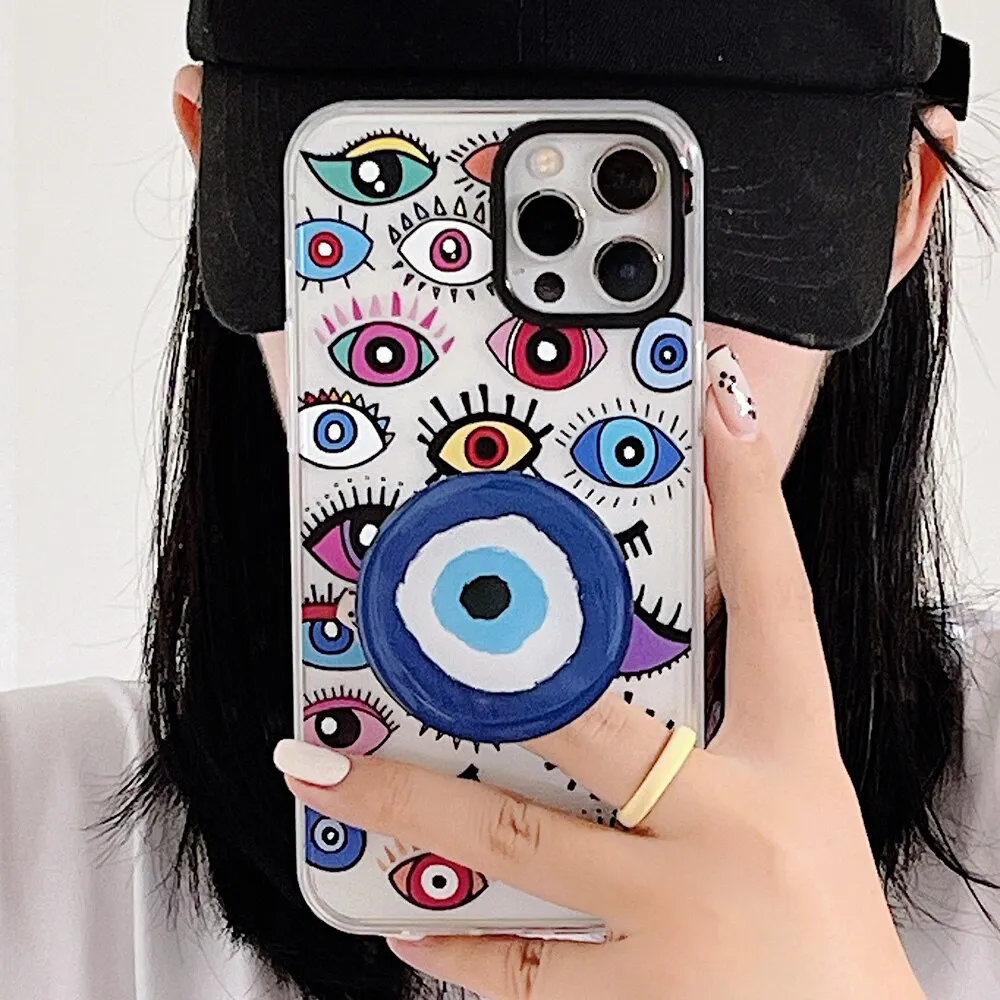 iphone case with eye holder