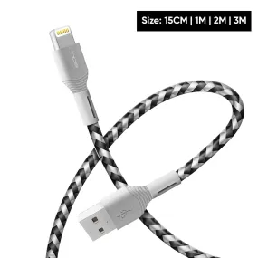 iSOUL iPhone Nylon Braided Lightning Charging Data Cable Fast Sync