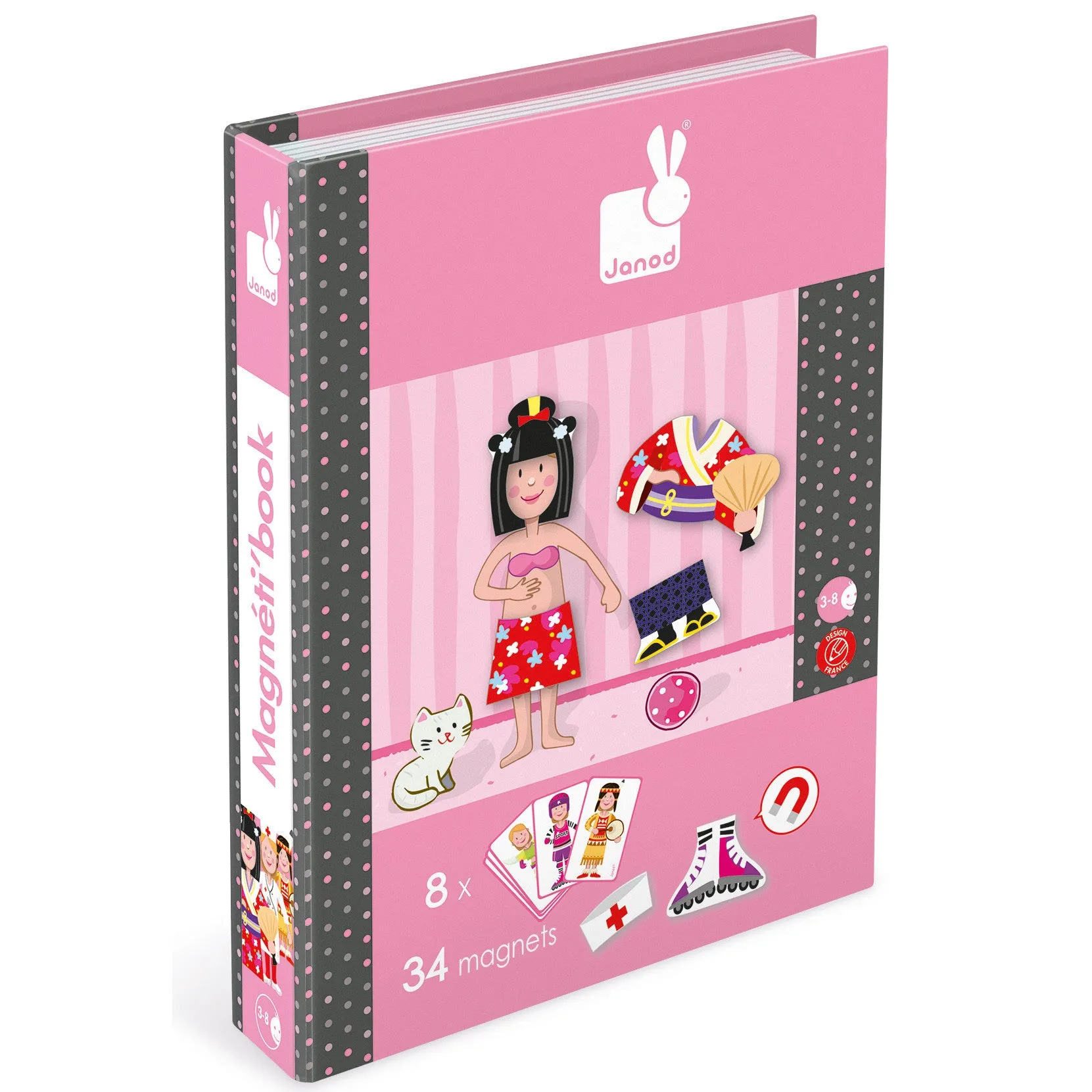 Janod Girl's Outlets Magnetibook