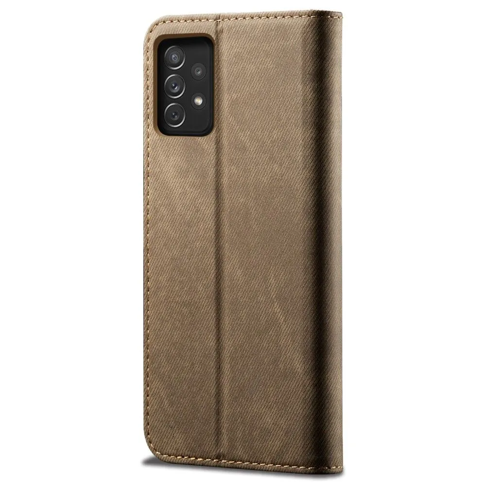 Jeans Samsung Galaxy A23 Flip case - Khaki