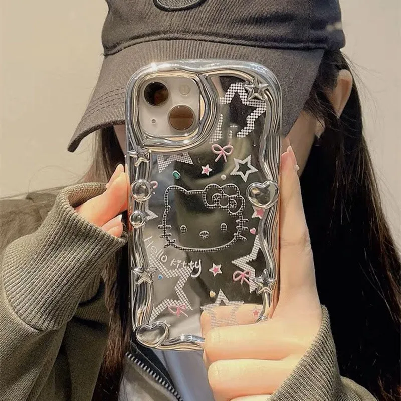 Kitty Star Metallic Phone Case