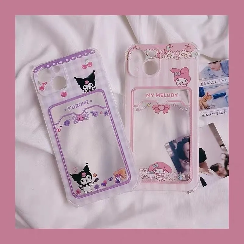 Kuro Melo Phone Case with Card Holder