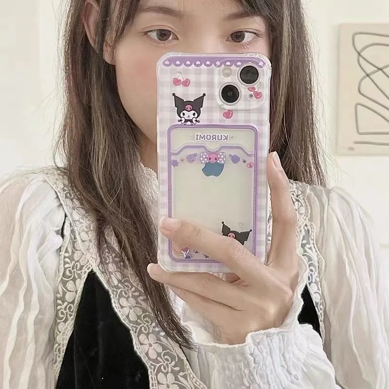 Kuro Melo Phone Case with Card Holder