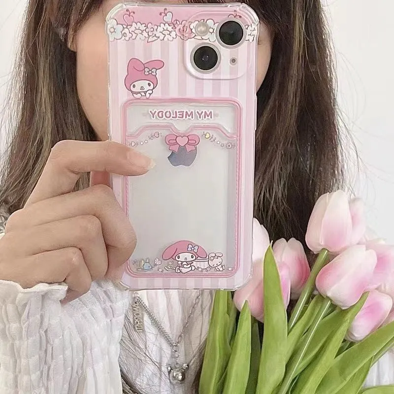 Kuro Melo Phone Case with Card Holder