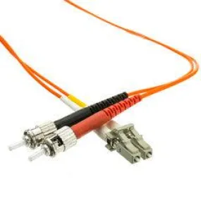 LC/ST OM1 Multimode Duplex Fiber Optic Cable, 62.5/125, 5 meter (16.5 foot)