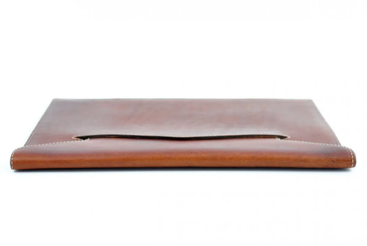 Leather Envelope Document Case - Terra Tan