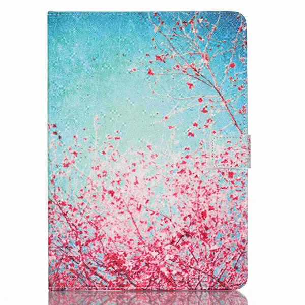 Leather Flip For Apple iPad air Fundas Cute Cartoon Floral Pattern Stand Wallet Case For iPad 5 Cover 9.7" inch Tablet PC Shell