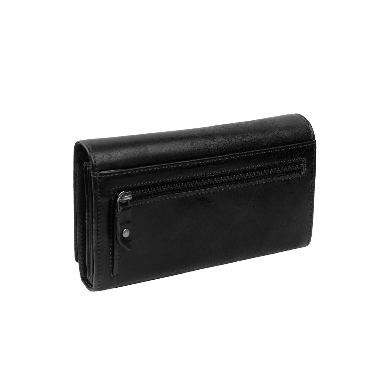 Leather Wallet Black Hampton