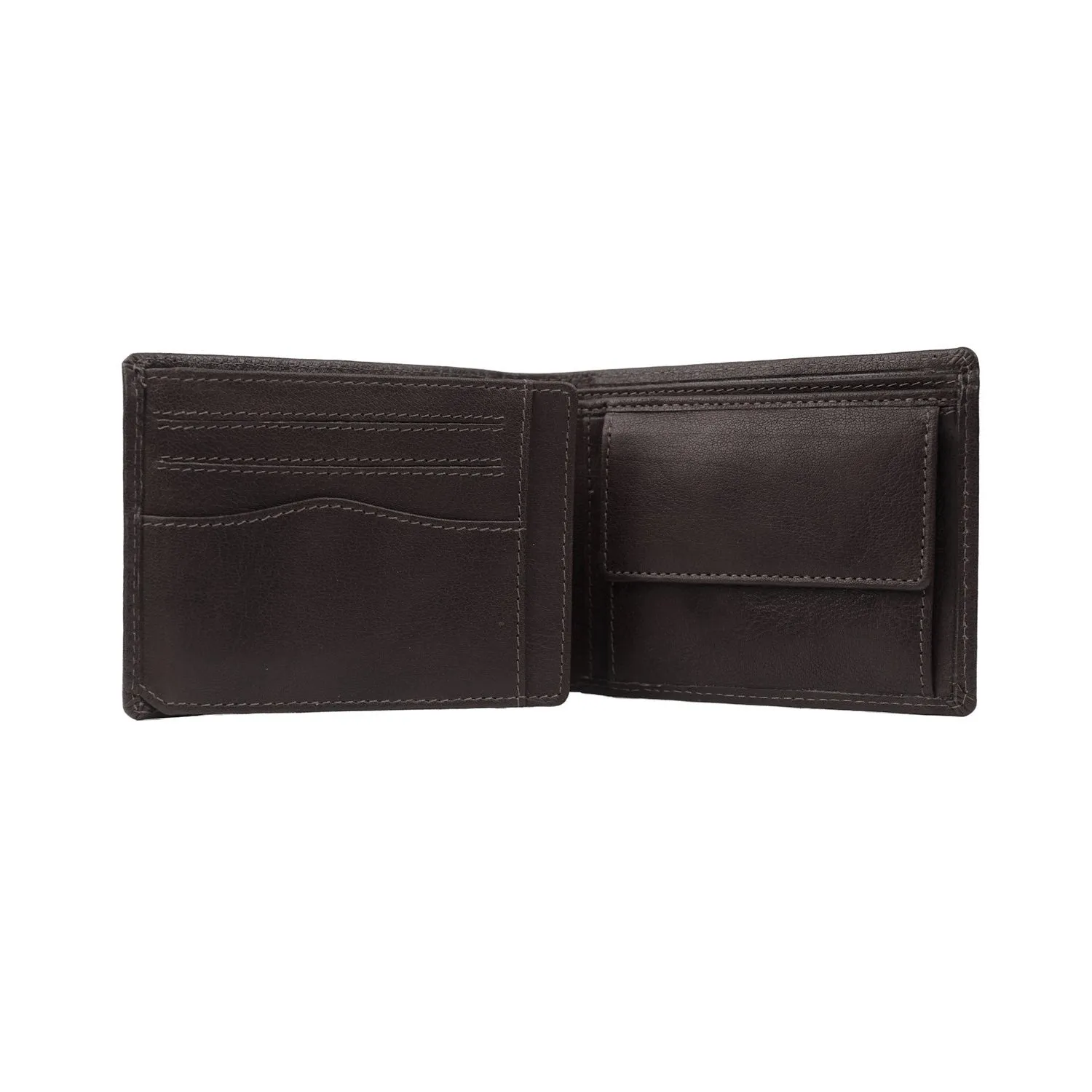 Leather Wallet Brown Harlem