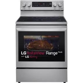 LG Cuisinière amovible de 30 po., 6,3 pi.cu. avec connectivité Wi-Fi LREL6325F