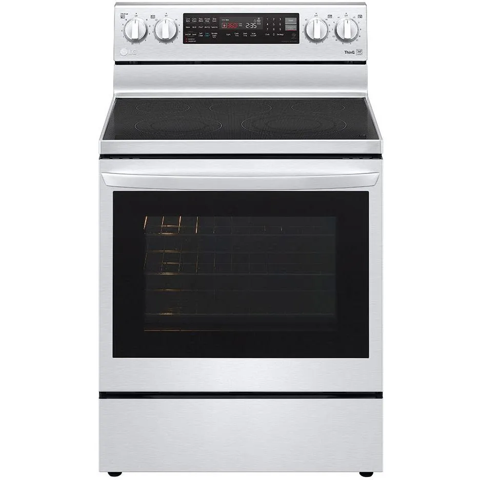 LG Cuisinière amovible de 30 po., 6,3 pi.cu. avec connectivité Wi-Fi LREL6325F